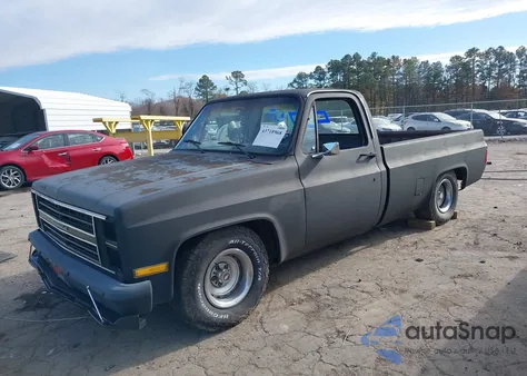 1987 Chevrolet R10 из США, поврежденный, VIN 1GCDR14Z9HF367185